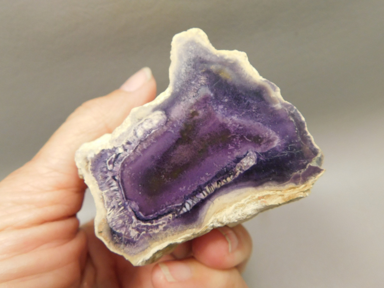 Tiffany Stone Polished Rock Collector Purple Utah #O5