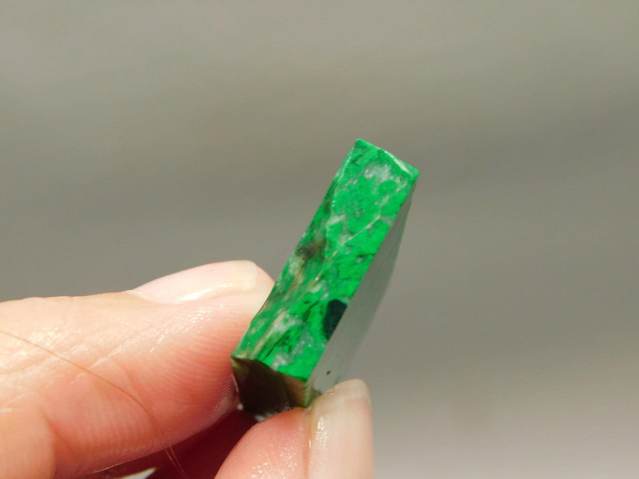 Maw Sit Sit Unpolished Stone Slab Green Jade Small Rock #O15