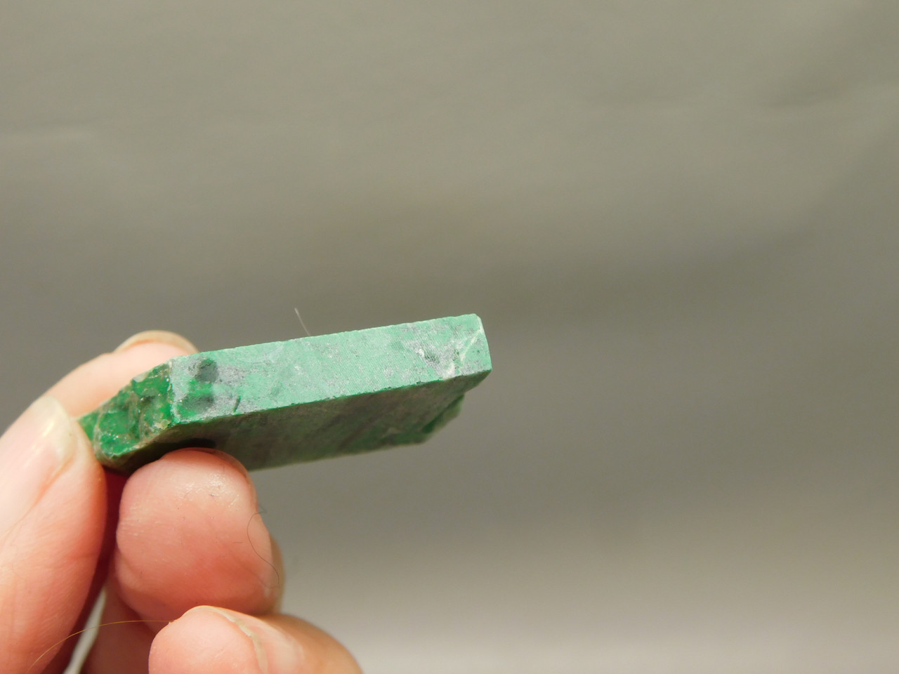 Maw Sit Sit Unpolished Stone Slab Green Jade Small Rock #O15