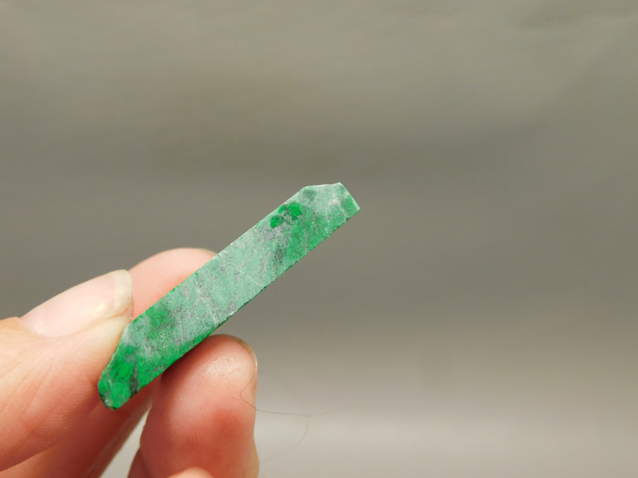 Maw Sit Sit Unpolished Stone Slab Green Jade Small Rock #O15