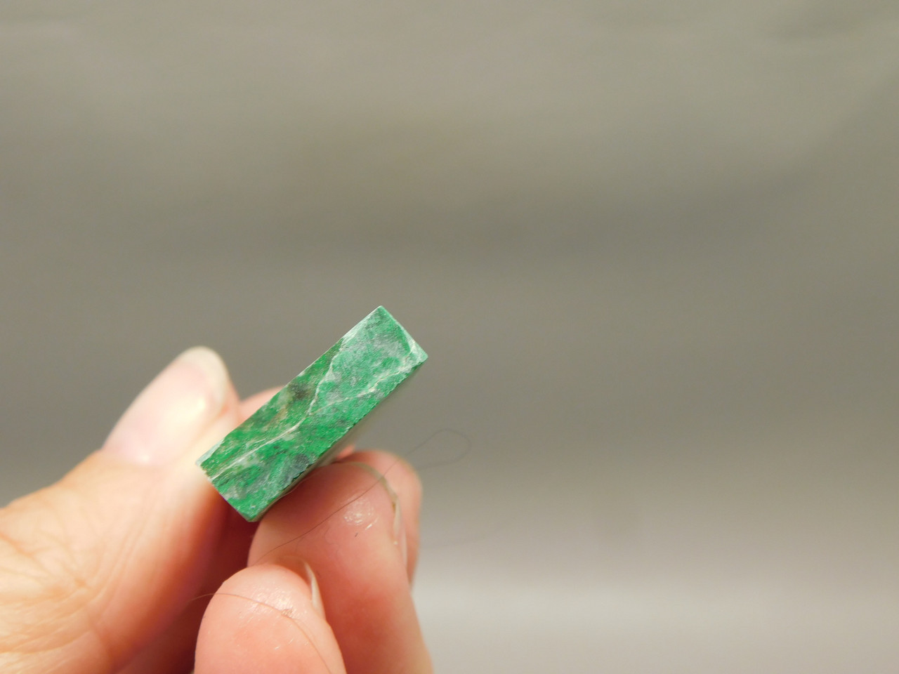 Maw Sit Sit Unpolished Stone Slab Green Jade Small Rock #O15