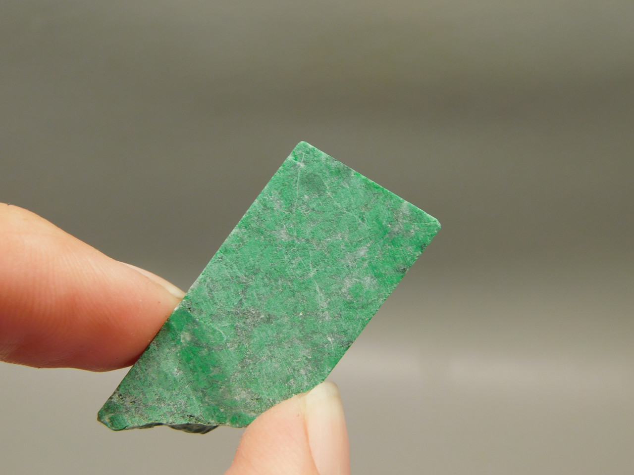 Maw Sit Sit Unpolished Stone Slab Green Jade Small Rock #O15