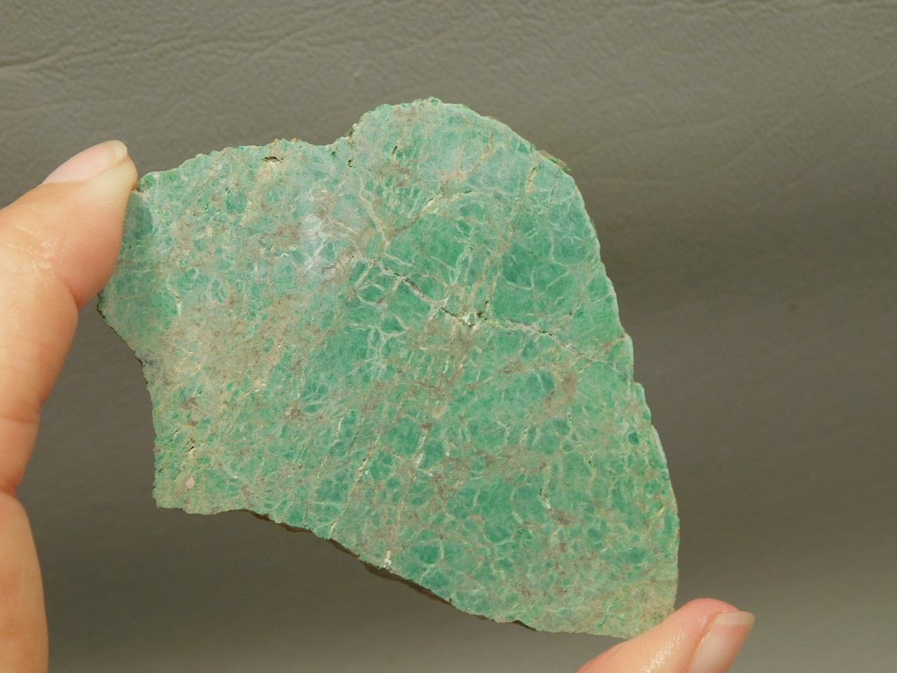 Maw Sit Sit Unpolished Stone Slab Green Jade Rough Rock #O22