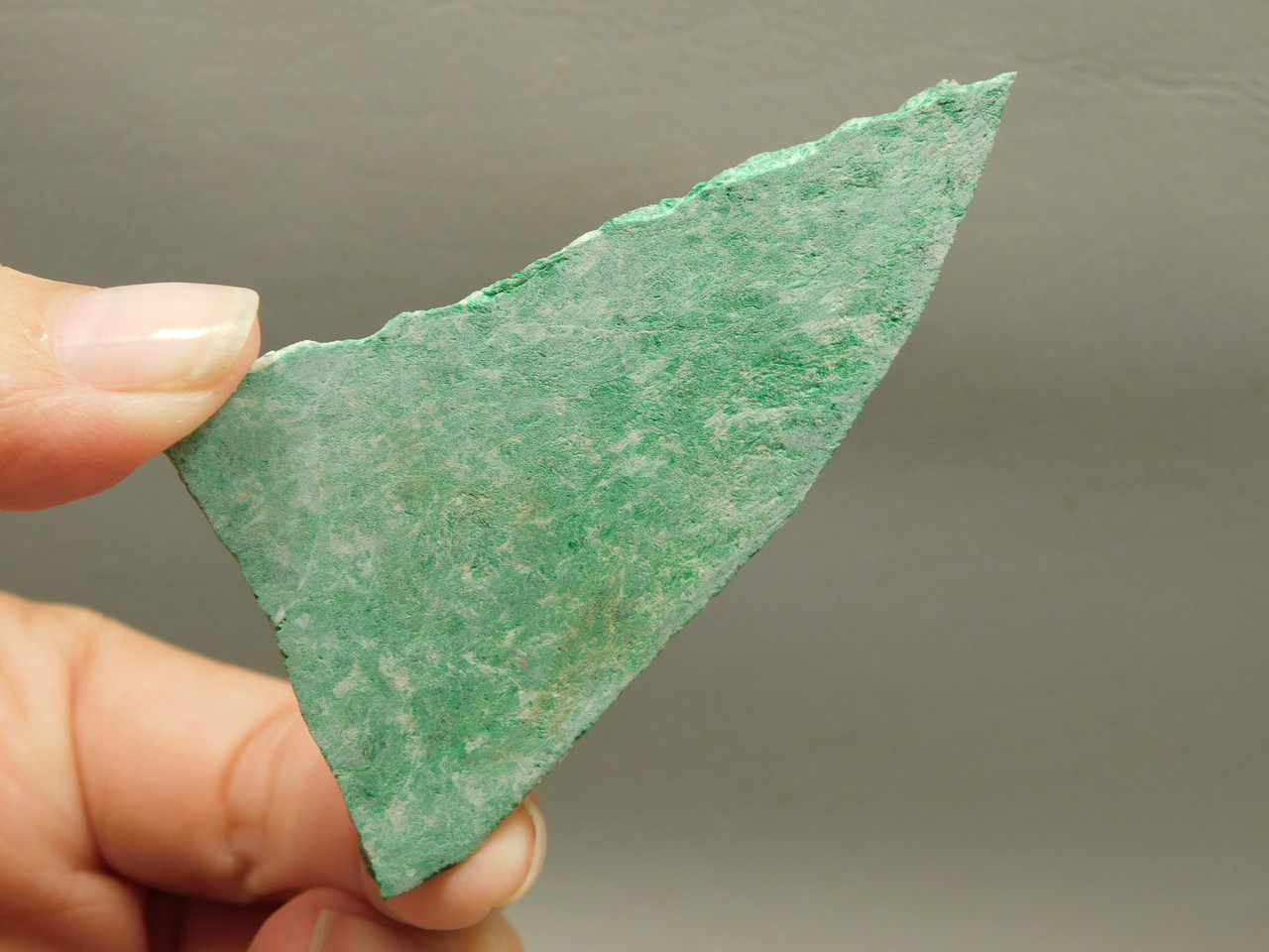 Maw Sit Sit Unpolished Stone Slab Green Jade Rough Rock #O23