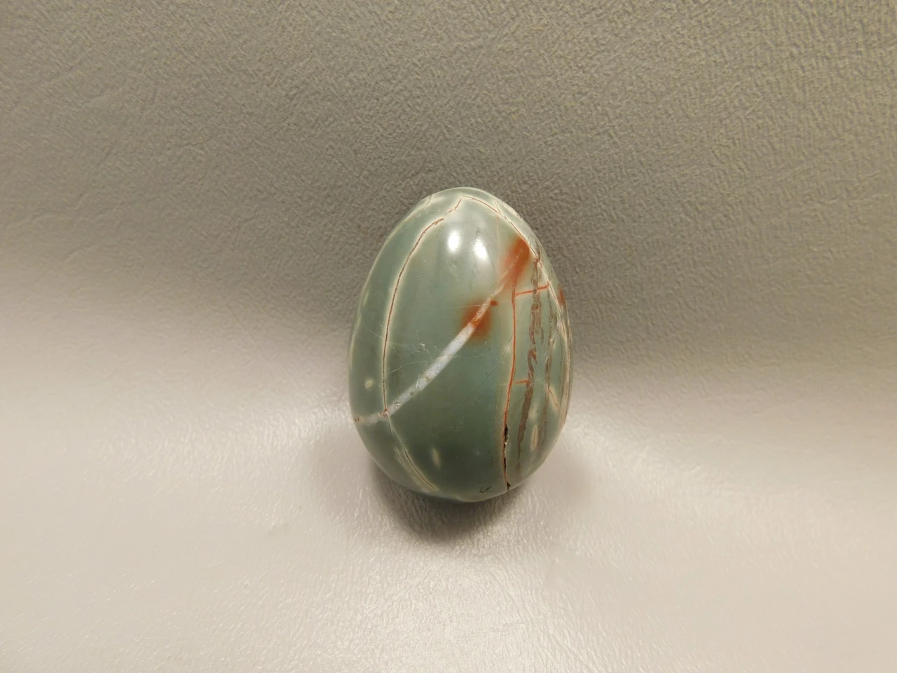 Cherry Creek Jasper Egg 2 inch Rock Mineral Red Creek Stone #O3