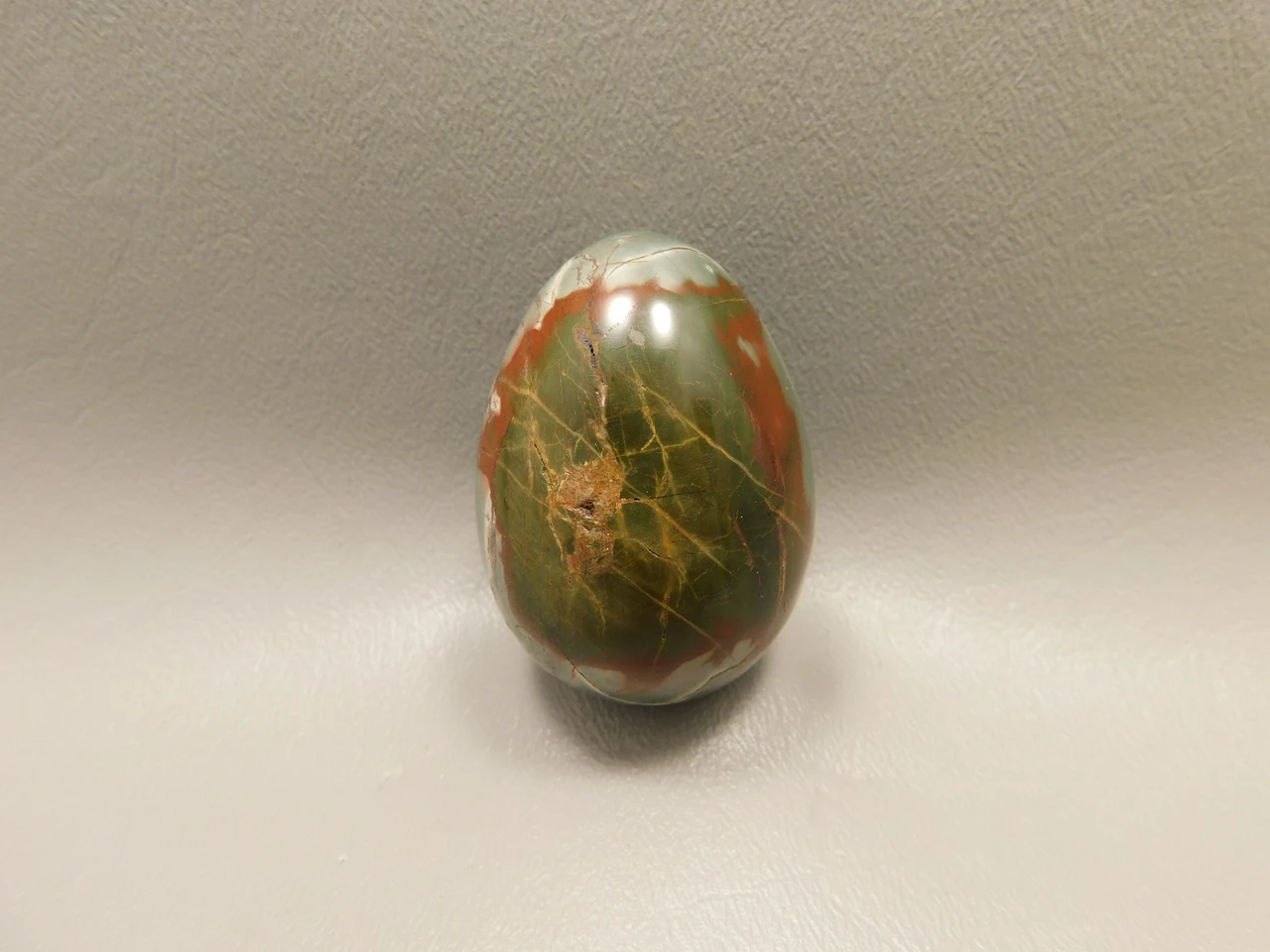 Cherry Creek Jasper Egg 2 inch Rock Mineral Red Creek Stone #O3