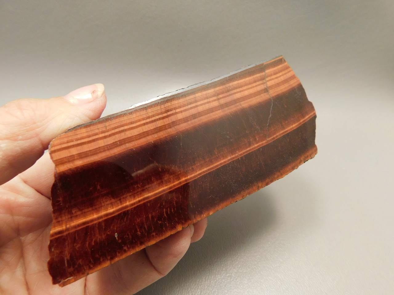 Red Tiger-eye Polished Rock Tiger's Eye #O10