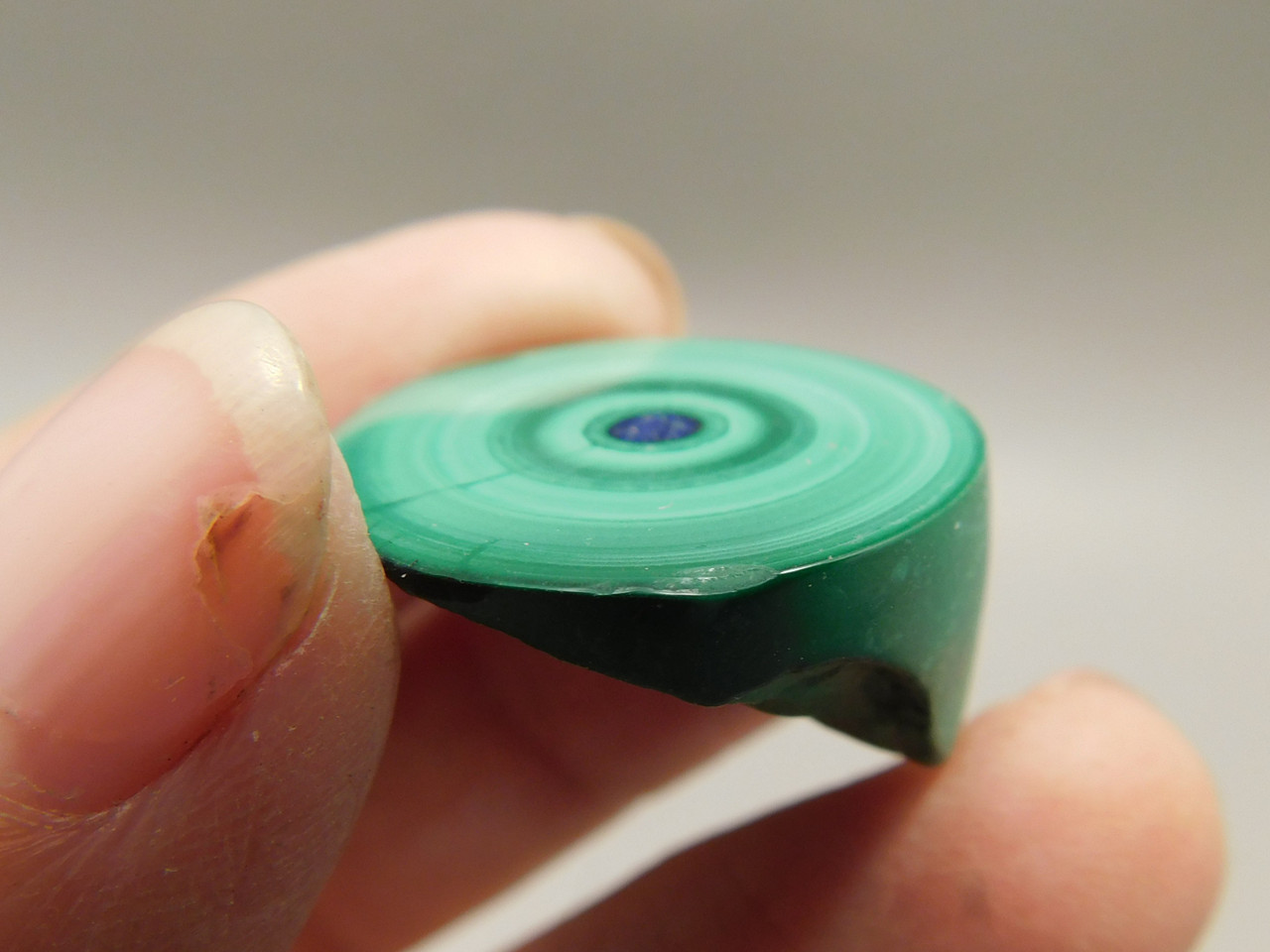 Malachite Stalactite Polished Rock Green Stone Africa #O11
