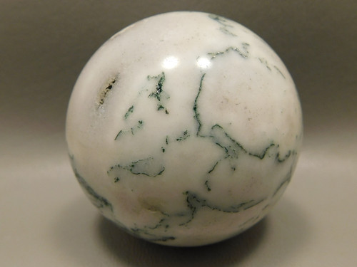 Tree Agate Stone 2.25 inch Stone Sphere Rock India Gemstone Ball #O1