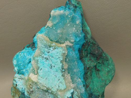 Drusy Chrysocolla Natural Mineral Specimen Druse Rough Rock #O12