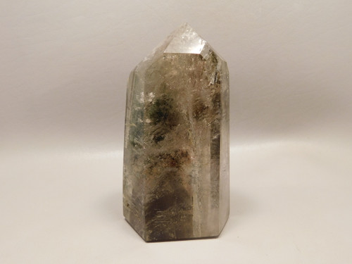 Phantom Smoky Quartz Crystal Large 4.4 inch Polished Point Tower #O2