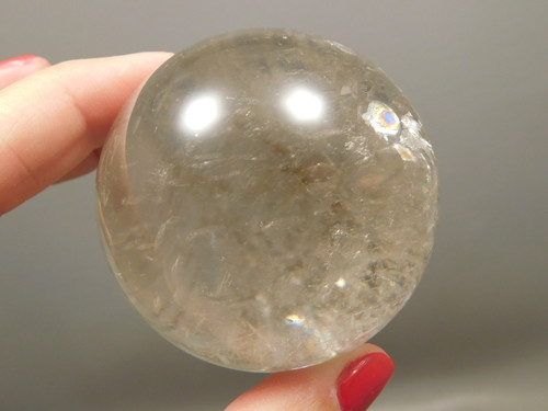 Citrine Quartz Crystal Ball 2.25 inch Clear Polished Natural Stone Sphere #O11