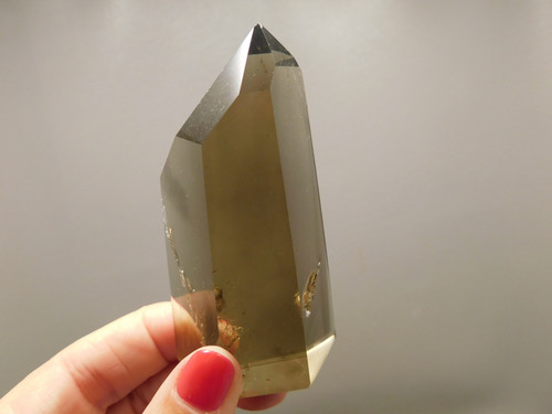 Smoky Quartz Crystal 3.25 inch Polished Point Tower #O6
