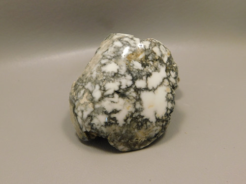 Howlite Decorator Polished Rock White Stone Tick Canyon California #O30