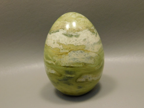 Devalite Egg Serpentine & Augite 2.5 inch Carved Rock Arizona #O3