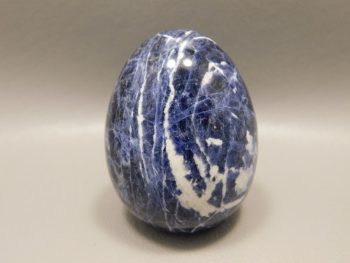 Sodalite Stone Egg 2 inch 50 mm Blue Gemstone Brazil #O12