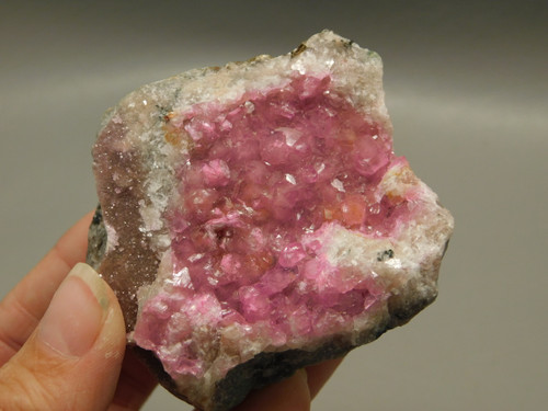 Pink Druse Crystals Cobaltocalcite  Natural Mineral Specimen Rock #O19