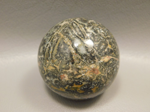 Leopard Skin Jasper Sphere Stone 1.5 inch Natural Rock #O11