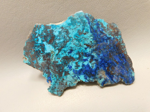 Chrysocolla Shattuckite Polished Stone Slab #O26