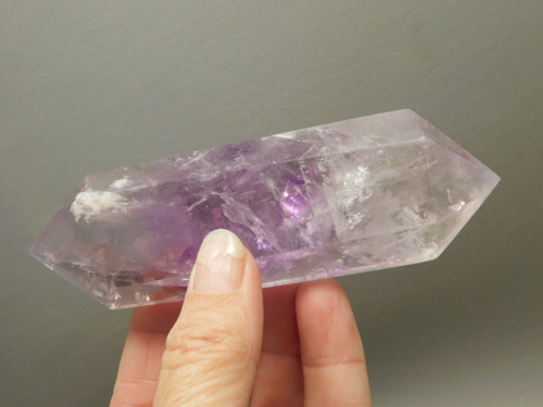 Amethyst Crystal 5.1 inch Double Terminated Points Purple Gemstone #O6