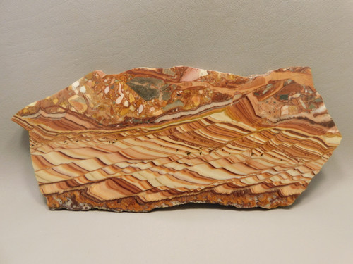 Wave Dolomite Polished Stone Slab Collector Rock #O25