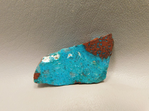 Gem Silica Chrysocolla Cuprite Unpolished Stone Slab Rough Rock #O101