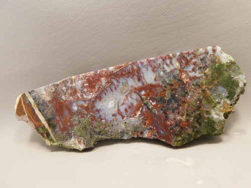 Red Agate Pseudomorph Stone Slab Lapidary Rough Rock #O2