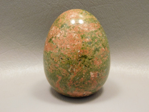 Unakite Egg Shaped 2 inch Pink and Green Stone  Polished Rock #O2