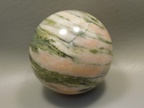 Harquahala Marble  Stone Sphere Shaped 3.1 inch Pink Rock Arizona #O1