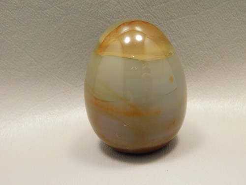 Carnelian Agate Egg Shaped Stone Carving 2 inch Orange Gemstone #O3