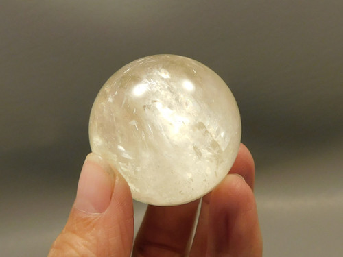 Honey Calcite Stone 1.5 inch Sphere Rock 40 mm Crystal Ball #O1