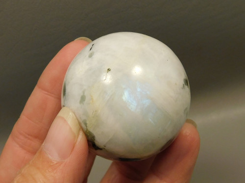 Moonstone Sphere 1.7 inch Polished Rock Rainbow Gemstone India #O6