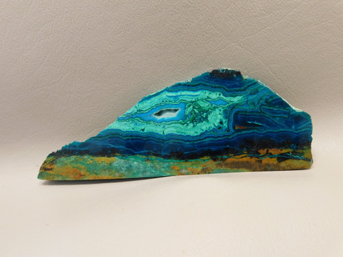 Chrysocolla Malachite Drusy Polished Rock Stone Slab Arizona #O1