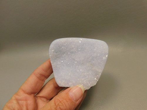 Blue Lace Agate Polished Rock Collector Crystal Display Piece #O9