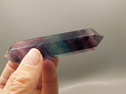 Fluorite Crystal Double Terminated Point 3.6 inch Wand #O14