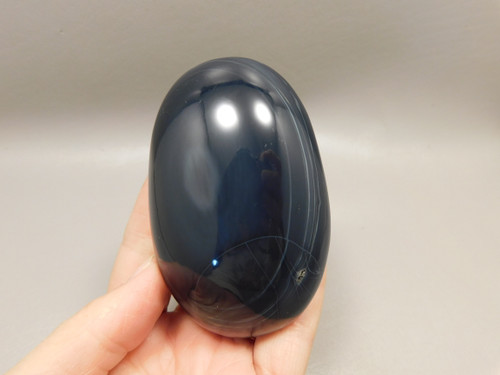 Spiderweb Obsidian Polished Rock Massage Healing Stone #O6