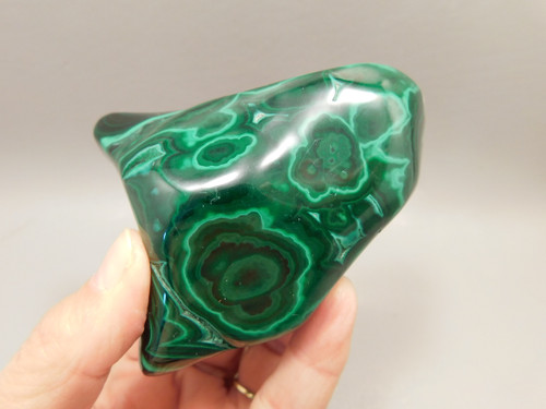 Malachite Polished Rock Green Stone Carving Africa #O6