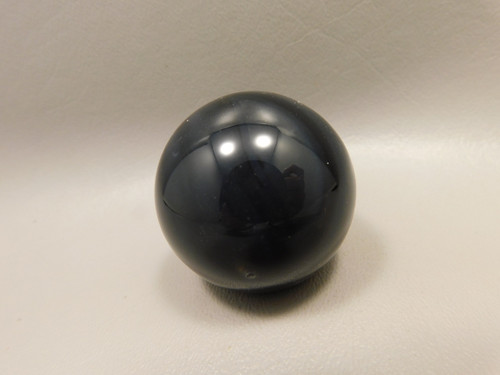 Black  Agate Sphere 1.5 inch Stone Carving 40 mm Gemstone Marble #O10