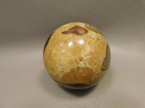 Septarian Nodule Stone 2.25 inch Sphere Ball Polished Rock Utah #O1