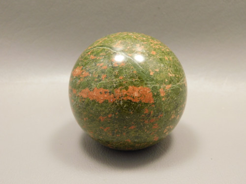 Unakite Sphere 2 inch Gemstone 50 mm Pink and Green Stone Ball #O13