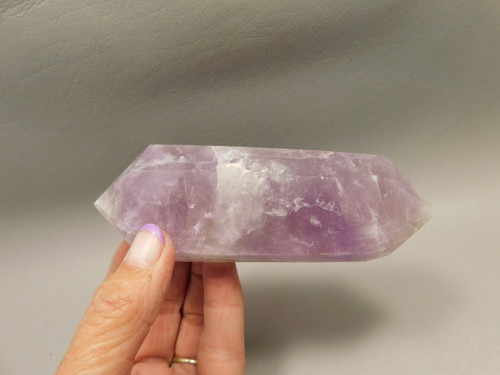 Amethyst Double Terminated Crystal 4.75 inch Natural Purple Gemstone #O2