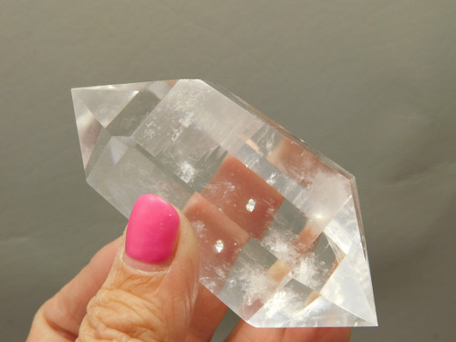 Clear Quartz Double Terminated Crystal 3 inch Natural Gemstone #O4