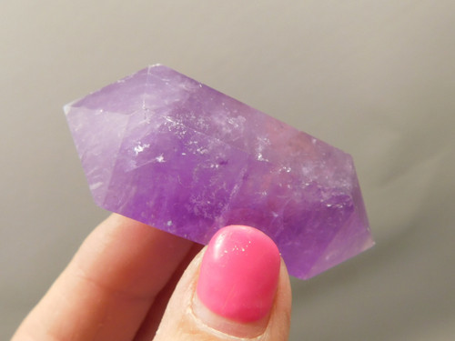 Amethyst Point Double Terminated Crystal 2 inch Purple Gemstone #O4