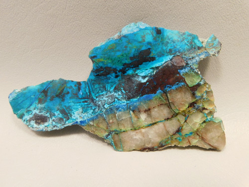 Chrysocolla Shattuckite Polished Stone Slab Rock #O27