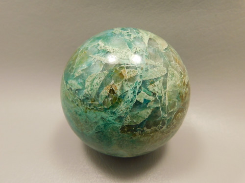 Chrysocolla Malachite Stone Sphere Carving 3 inch or 77 mm Ball #O1