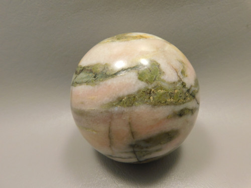 Harquahala Marble  Stone Sphere Shaped 2.9 inch Pink Rock Arizona #O1