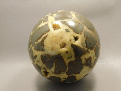 Septarian Nodule Stone 5 inch Sphere Ball Polished Rock Utah #OL1