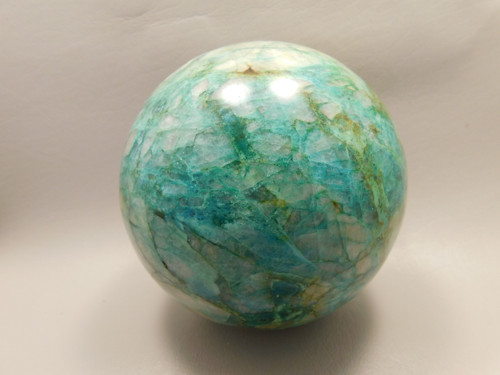 Chrysocolla Malachite Stone Sphere 4.5 inch Carving 110 mm Ball #OL10
