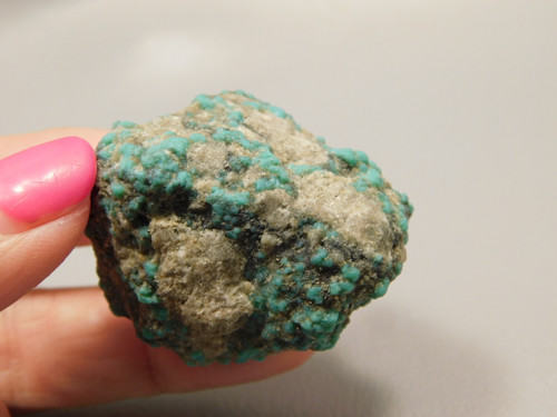 Turquoise Nugget Rock Small Natural Unpolished Stone Mexico #O12