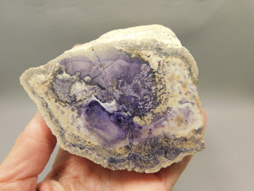 Tiffany Stone Polished Rock Collector Purple Utah #O1